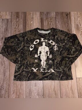 YoungLA Gold’s Gym Thermal Dark Tree Camo Large